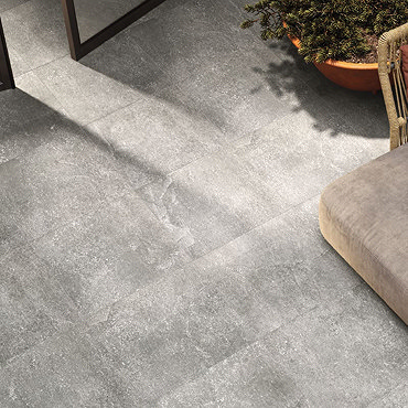RAK Fashion Stone Light Grey Wall and Floor Tiles 600 x 600mm  Profile Large Image