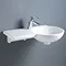 RAK Gina 1 Tap Hole Ceramic Basin with Shelf Large Image