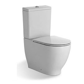 RAK Harmony Close Coupled Toilet + Soft Close Urea Seat Medium Image