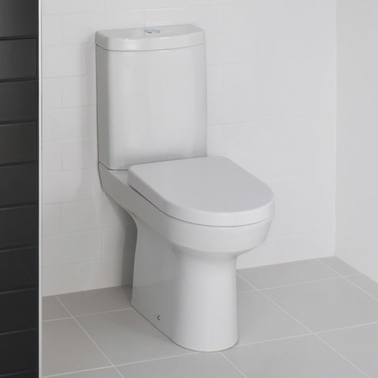 RAK - Highline Close Coupled Toilet with Soft Close Seat Feature Large Image