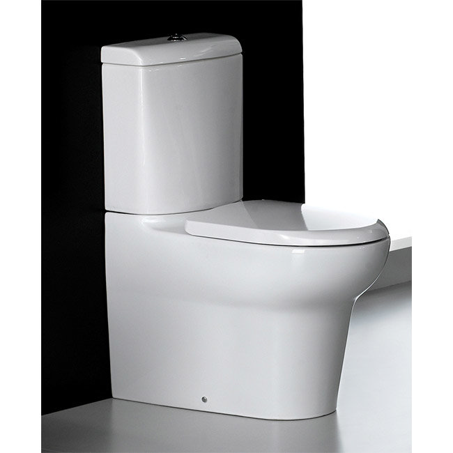 RAK - Infinity Close Coupled BTW Toilet inc Soft Close Seat Profile Large Image