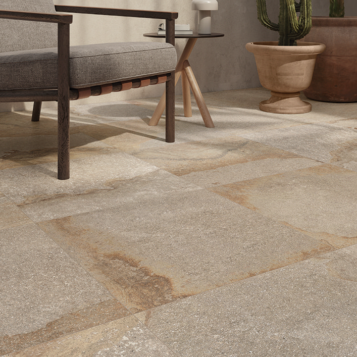 RAK Lapideus Stone Beige Tiles 600 x 600mm