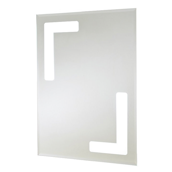 RAK Leonardo Backlit Mirror with Shaving Socket & Demister Pad - 800 x 600mm - 12SL18614 Large Image