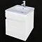 RAK Manhattan 53cm Wall Hung Vanity Unit with Resort 55cm 1TH Basin - Gloss White Large Image