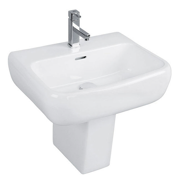 RAK Metropolitan 42cm Basin + Half Pedestal Large Image