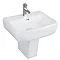 RAK Metropolitan 42cm Basin + Half Pedestal Large Image