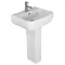 RAK Metropolitan 52cm Basin with Full Pedestal Large Image