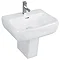 RAK Metropolitan 52cm Basin + Half Pedestal Large Image