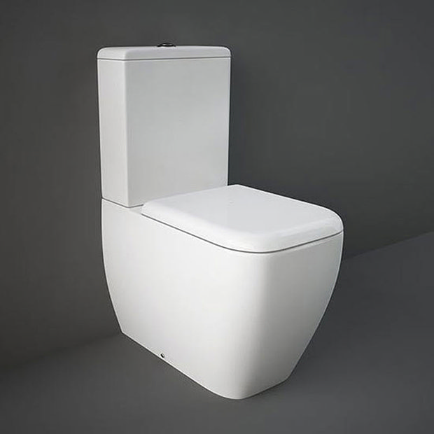 RAK Metropolitan Close Coupled BTW Toilet + Quick Release Soft Close Urea Seat  Profile Large Image