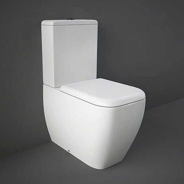 RAK Metropolitan Close Coupled BTW Toilet + Quick Release Soft Close
