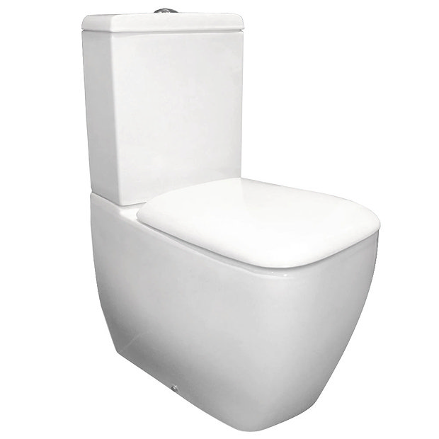 RAK Metropolitan Close Coupled BTW Toilet + Quick Release Soft Close Urea Seat Large Image