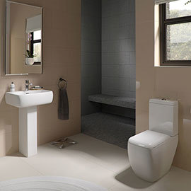 RAK Metropolitan Deluxe 4 Piece Suite - Deluxe WC & Basin Medium Image