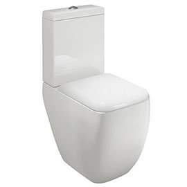 RAK Metropolitan Close Coupled Modern Toilet + Soft Close Seat Medium Image