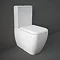 RAK Metropolitan Rimless Close Coupled Toilet + Soft Close Seat Large Image