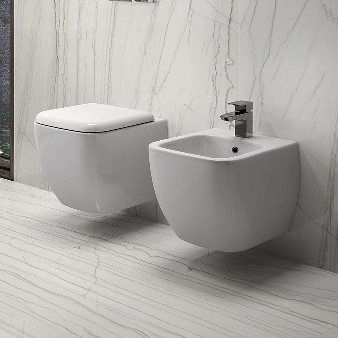 RAK Metropolitan Wall Hung Rimless Pan + Soft Close Seat Standard Large Image
