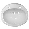 RAK - Mira 560mm Inset Basin - 2 TH - MIROC2 Large Image