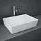 RAK Feeling 500 x 360mm 0TH Rectangular Counter Top Basin - FEECT5000AWHA Large Image