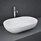 RAK Feeling 550 x 350mm 0TH Oval Counter Top Basin - FEECT5500AWHA Large Image