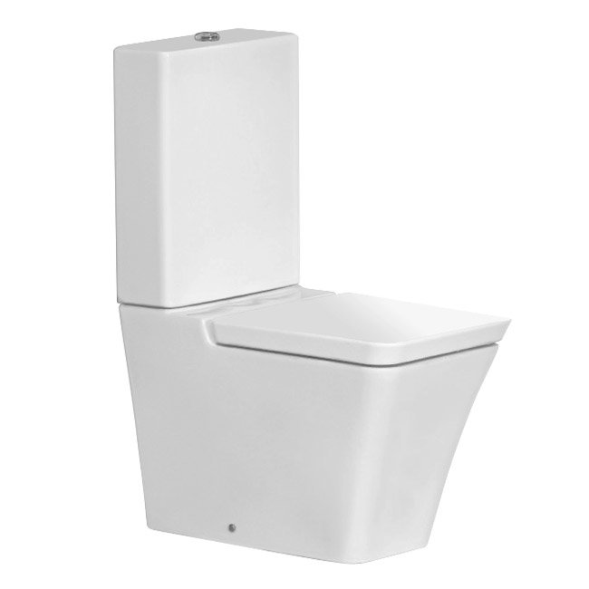 RAK Opulence 4-Piece Set -Toilet & 58cm His Basin - 1TH - White Profile Large Image