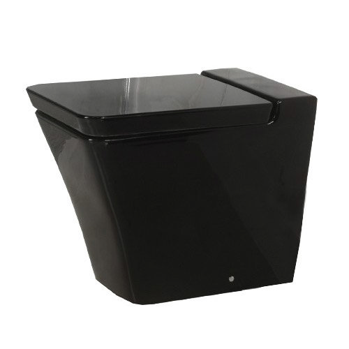 RAK Opulence BTW Pan with Soft Close Seat - Black Large Image