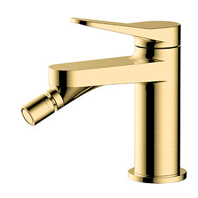 RAK Petit Round Bidet Mixer Tap Brushed Gold - RAKPER3006G Large Image