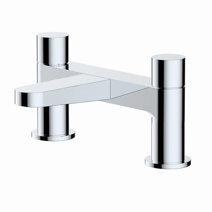 RAK - Petit Round Deck Bath Filler Chrome - RAKPER3004C Large Image