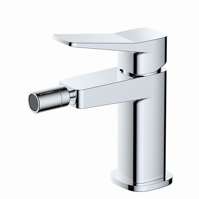 RAK - Petit Square Bidet Mixer Chrome - RAKPES3006C  Large Image