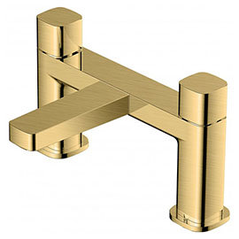 RAK - Petit square Deck Bath Filler Brushed Gold - RAKPES3004B Medium Image