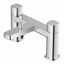 RAK - Petit Square Deck Bath Shower Mixer Chrome - RAKPES3005C Large Image