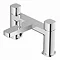  RAK - Petit Square Deck Bath Shower Mixer Chrome - RAKPES3005C Large Image