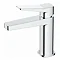 RAK - Petit Square Standard Basin Mixer Chrome - RAKPES3001C  Large Image