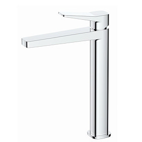 RAK Petit Square Tall Basin Mixer Tap Chrome - RAKPES3003C Large Image