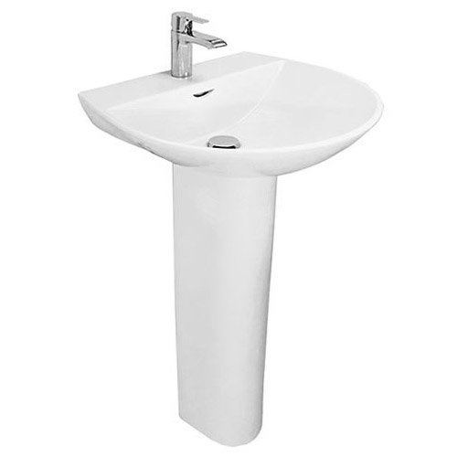 RAK Reserva 55cm Basin 2 Tap Hole + Pedestal