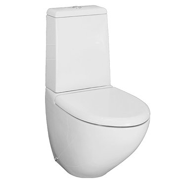 RAK Reserva Close Coupled WC with Soft Close Wrap Over Seat Profile Large Image