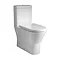 RAK Resort Maxi Rimless Close Coupled BTW Toilet + Quick Release Soft Close Urea Seat Large Image
