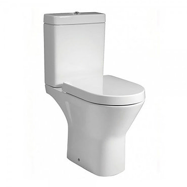 RAK Resort Maxi Rimless Close Coupled Full Access Toilet (No Seat)  Profile Large Image