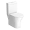 RAK Resort Mini Rimless Close Coupled BTW Toilet + Quick Release Soft Close Urea Seat Large Image