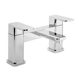RAK Resort Square Deck Bath Filler Chrome
