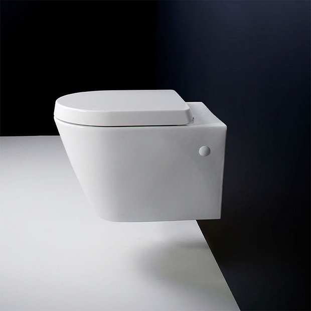 RAK Resort Wall Hung Rimless Pan Inc. Dual Flush Concealed WC Cistern with Frame  Standard Large Ima