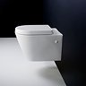 RAK Resort Wall Hung Rimless Pan Inc. Dual Flush Concealed WC Cistern with Frame  Standard Large Ima