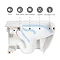 RAK Resort Wall Hung Rimless Pan Inc. Dual Flush Concealed WC Cistern with Frame  In Bathroom Large 