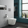 RAK Resort Wall Hung Rimless Pan + Quick Release Soft Close Urea Seat  additional Large Image