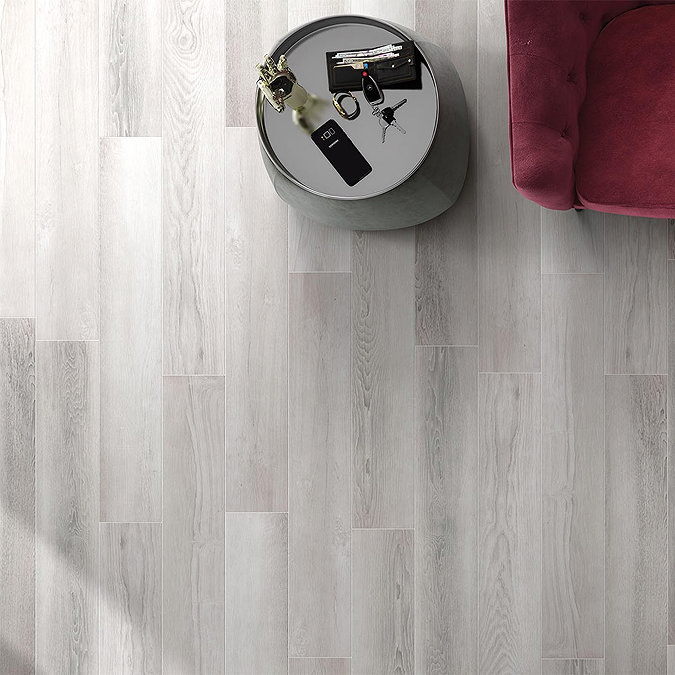 RAK Select Wood Ice Floor Tiles 195 x 1200mm Profile Large Image
