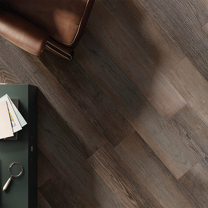 RAK Select Wood Nut Floor Tiles 195 x 1200mm Profile Large Image