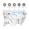 RAK Sensation Rimless BTW Close Coupled Toilet + Soft-Close Seat  Feature Large Image