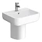 RAK Series 600 52cm Basin + Half Pedestal Large Image