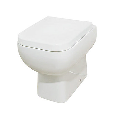 Rak Series 600 Back to Wall BTW Pan with Wrap Over Seat Profile Large Image