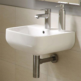RAK Series 600 Cloakroom Hand Basin Sink 40cm 1TH - S60040BAS1 Medium Image