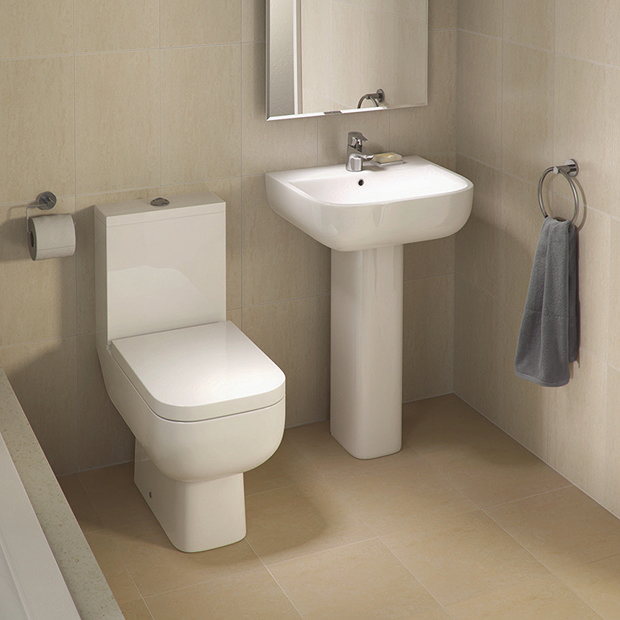 RAK Series 600 Close Coupled Modern Toilet with Soft Close Seat Profile Large Image