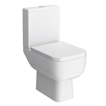 RAK Series 600 Close Coupled Toilet with Wrap Over Seat Profile Large Image
